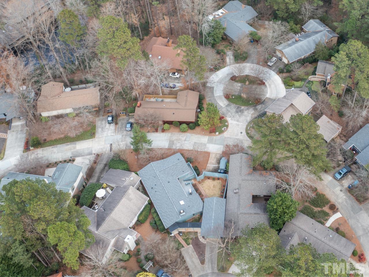 2742 Rue Sans Famille Raleigh, NC 27607 - Photo 19 of 21 an aerial view of residential houses with outdoor space