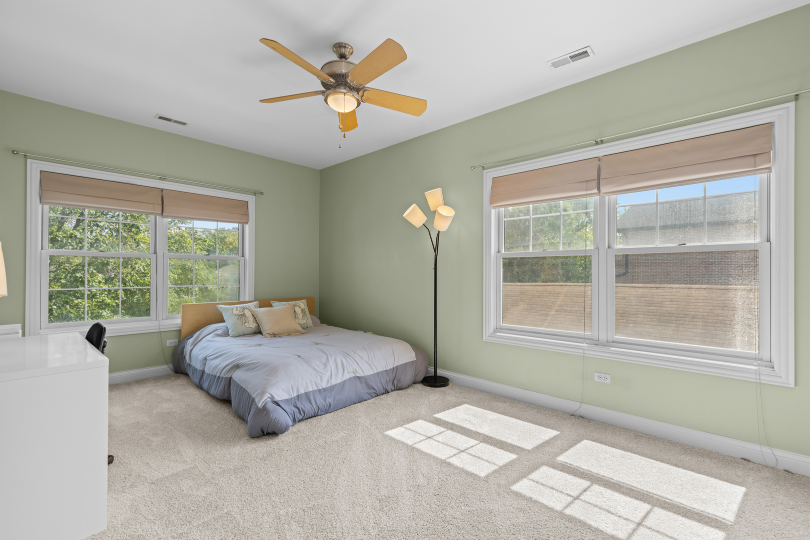 6972 West Imlay Street Chicago, IL 60631 - Photo 23 of 42 a bedroom with a large bed and a large window