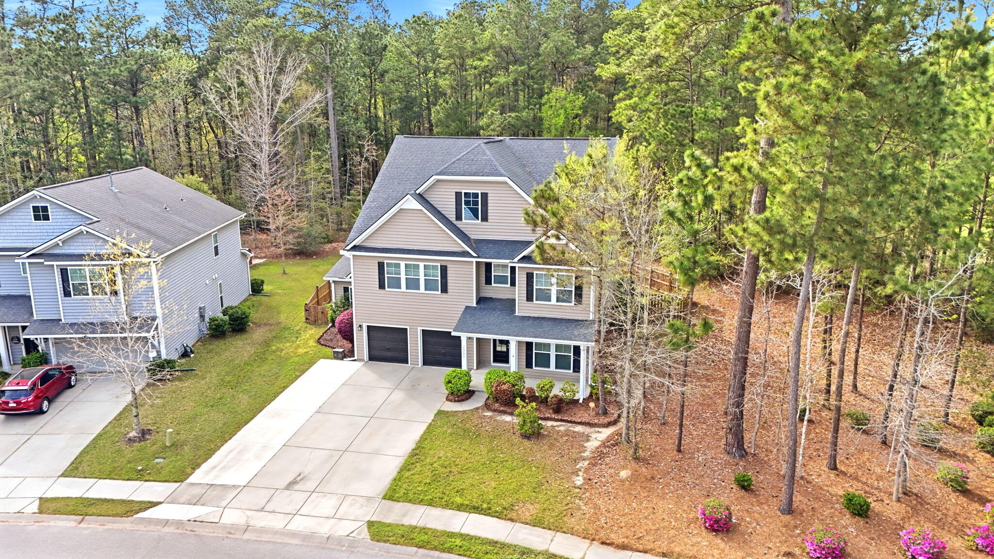 2307 Hummingbird Lane Summerville, SC 29483 - Photo 57 of 63 Aerial Top Front (2)