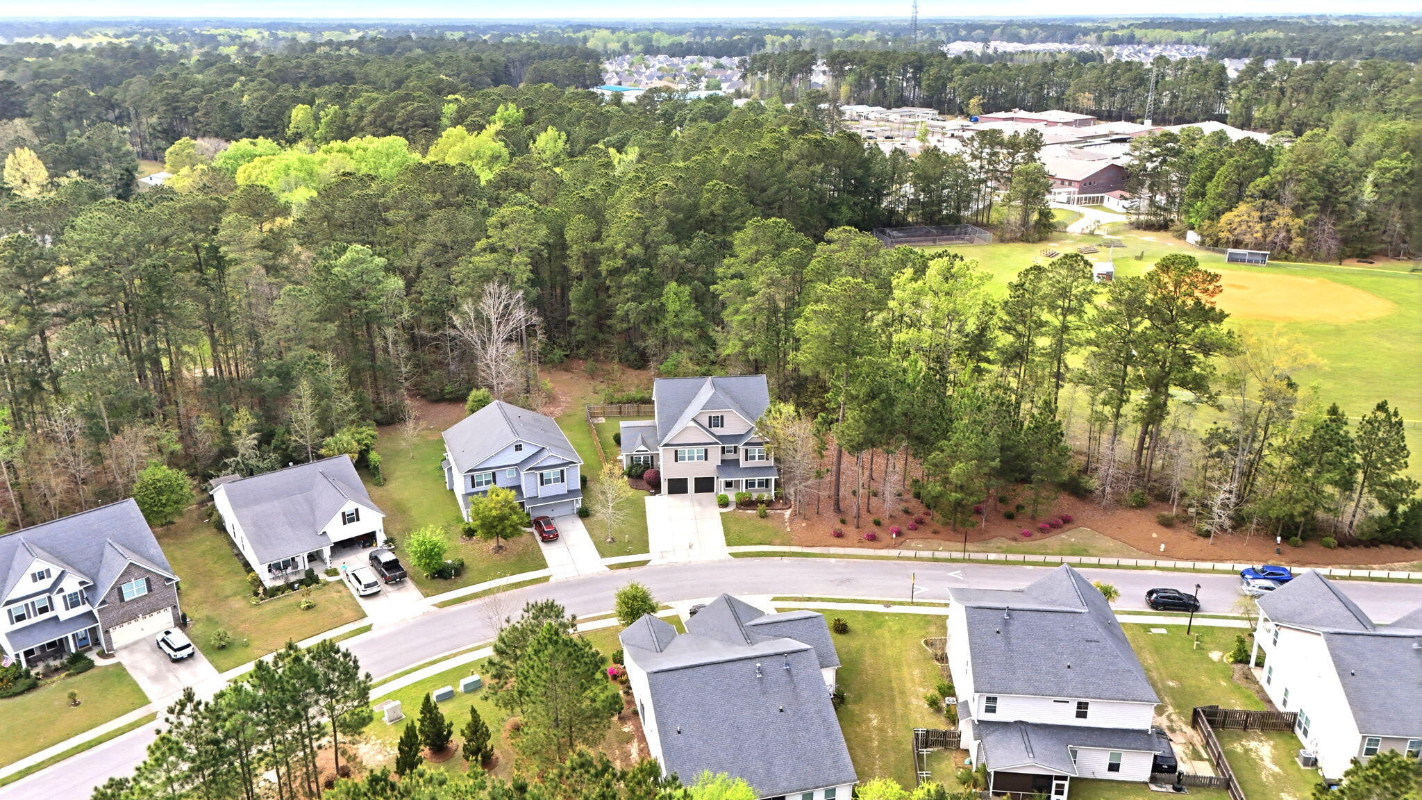 2307 Hummingbird Lane Summerville, SC 29483 - Photo 58 of 63 Aerial Top Front (3)