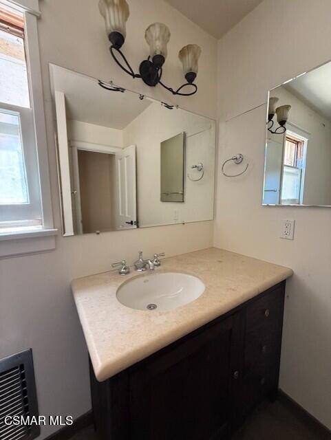 94 Reposo Drive Oak View, CA 93022 - Photo 10 of 18 a bathroom with a sink and a mirror