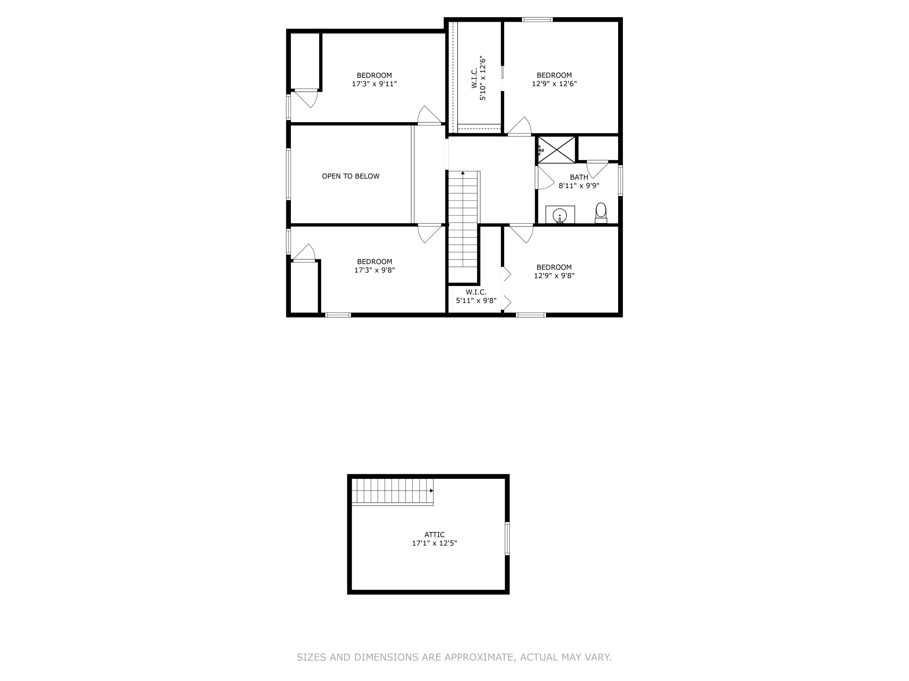 236 Ferry Road Saco, ME 04072 - Photo 38 of 39 Second Floor - Floor Plan