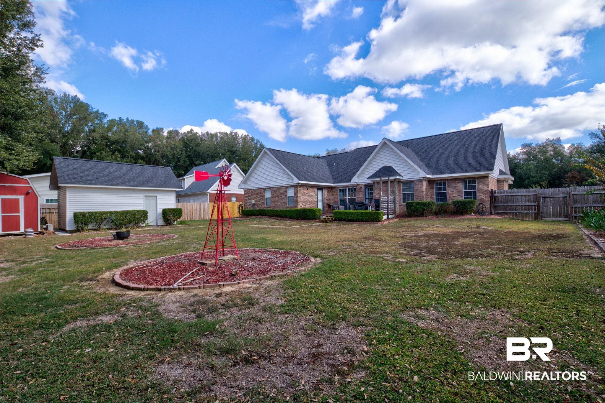 21871 Cedar Lane Silverhill, AL 36576 - Photo 31 of 39 Back View Of Home