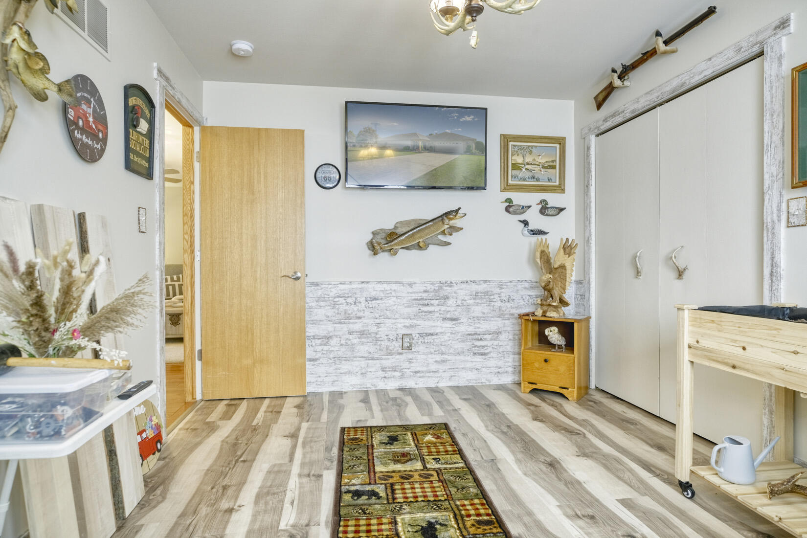 9815 Hart Street St. John, IN 46373 - Photo 15 of 19 a bathroom with a granite countertop tub sink and mirror