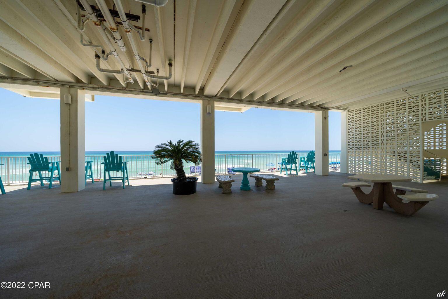 14401 Front Beach Road, Unit 434 Panama City Beach, FL 32413 - Photo 22 of 36 a view of a room with gym equipment