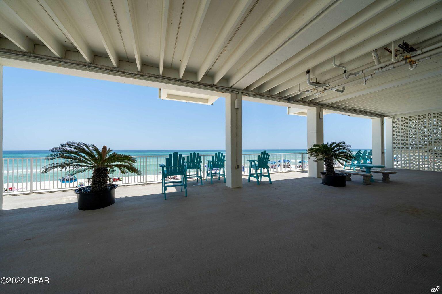 14401 Front Beach Road, Unit 434 Panama City Beach, FL 32413 - Photo 23 of 36 a view of a room with gym equipment