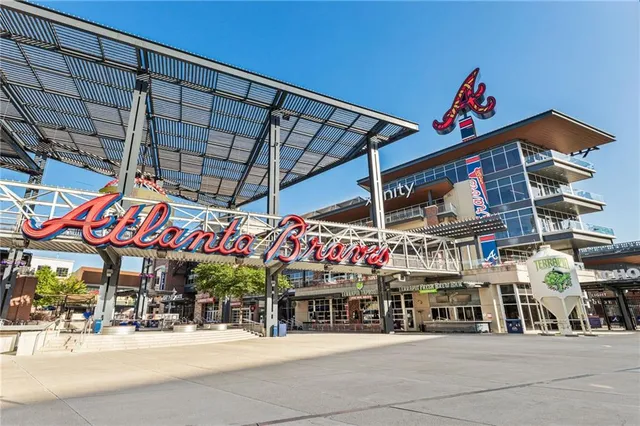 a view of a cafe with a outdoor space