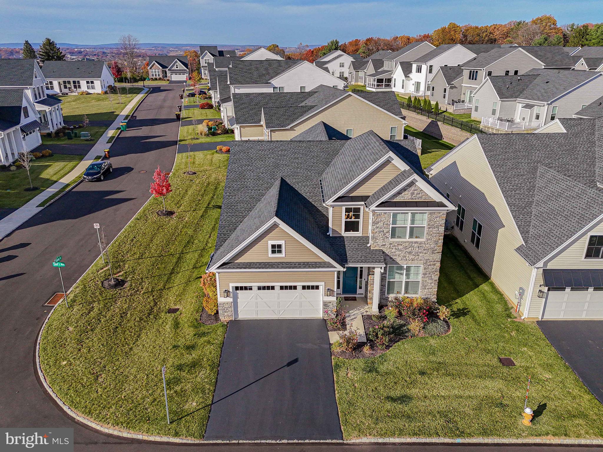 4027 Shef's Way Allentown, PA 18104 - Photo 2 of 80 an aerial view of a house with a yard