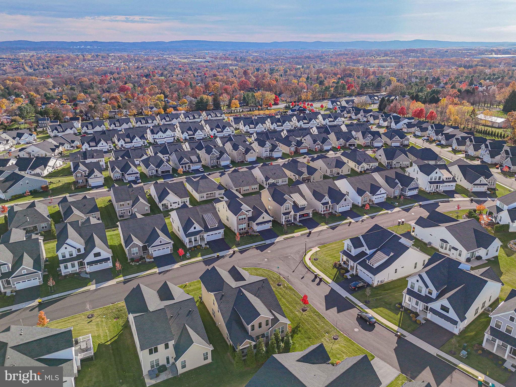 4027 Shef's Way Allentown, PA 18104 - Photo 60 of 80 an aerial view of a city with lots of residential buildings