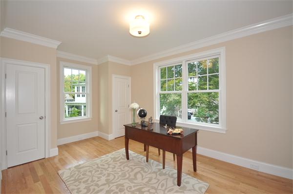 36 Somerset Road Lexington, MA 02420 - Photo 19 of 22 a workspace with wooden floor and a window
