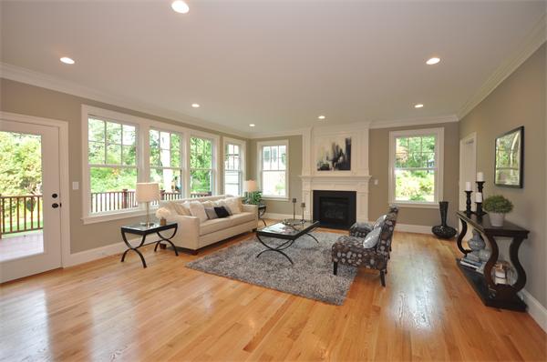 36 Somerset Road Lexington, MA 02420 - Photo 6 of 22 a living room with furniture fireplace and window