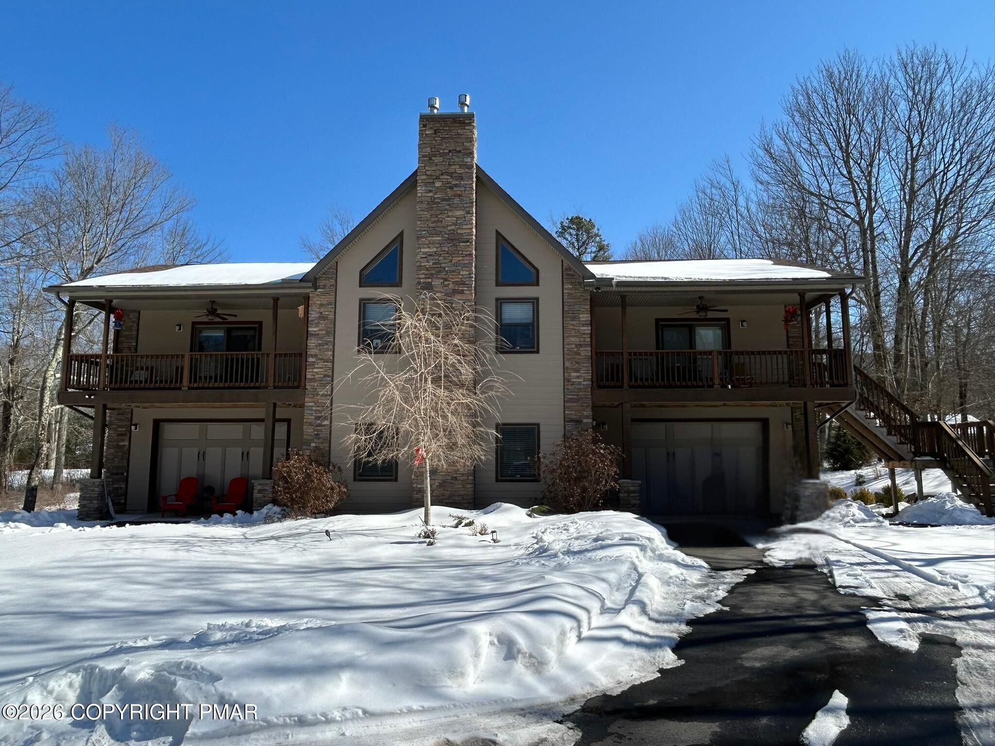 2 Rockridge Road Lake Harmony, PA 18624 - Photo 1 of 19 a front view of a house with a yard