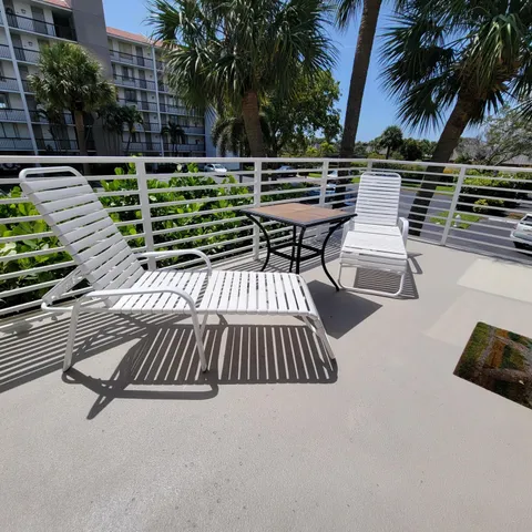 a view of outdoor space with seating space