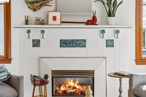 a kitchen with a cabinets and window