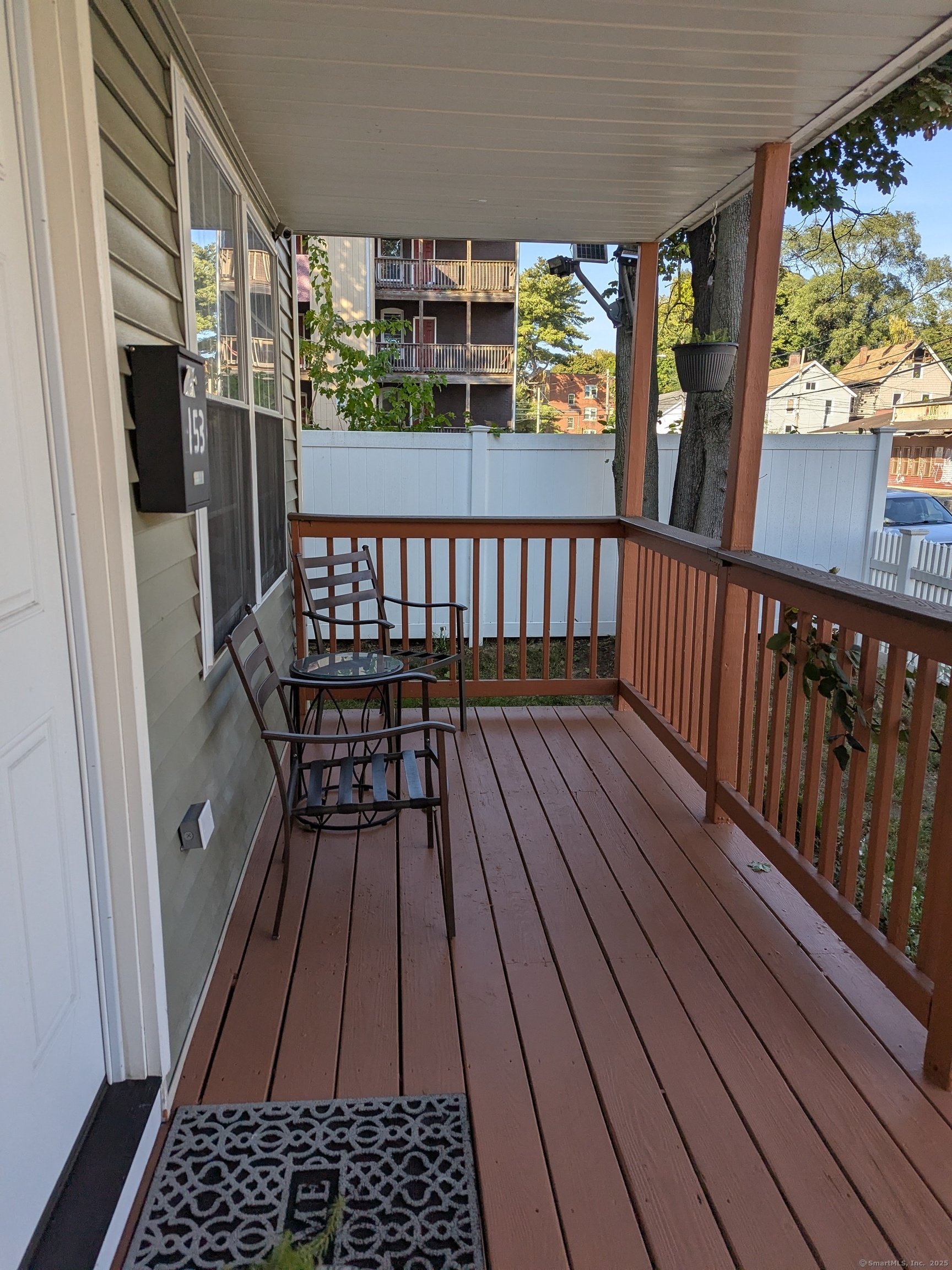 151 Enfield Street Hartford, CT 06112 - Photo 1 of 35 a view of balcony with wooden floor