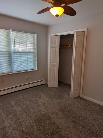 an empty room with window