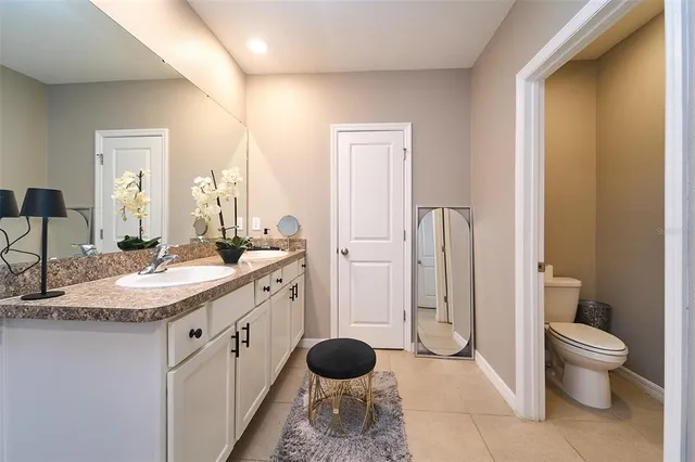 a bathroom with a sink and a toilet