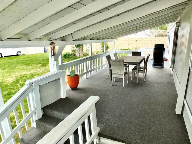 a view of front door