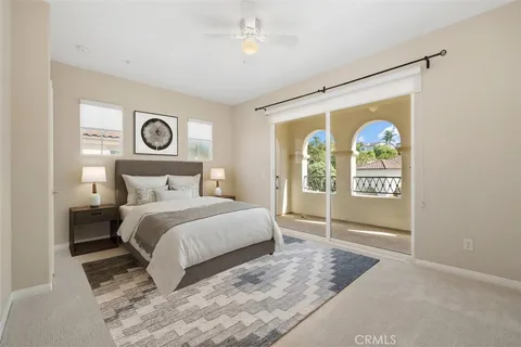 a view of windows and small chandelier