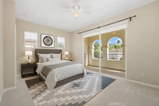 a view of windows and small chandelier