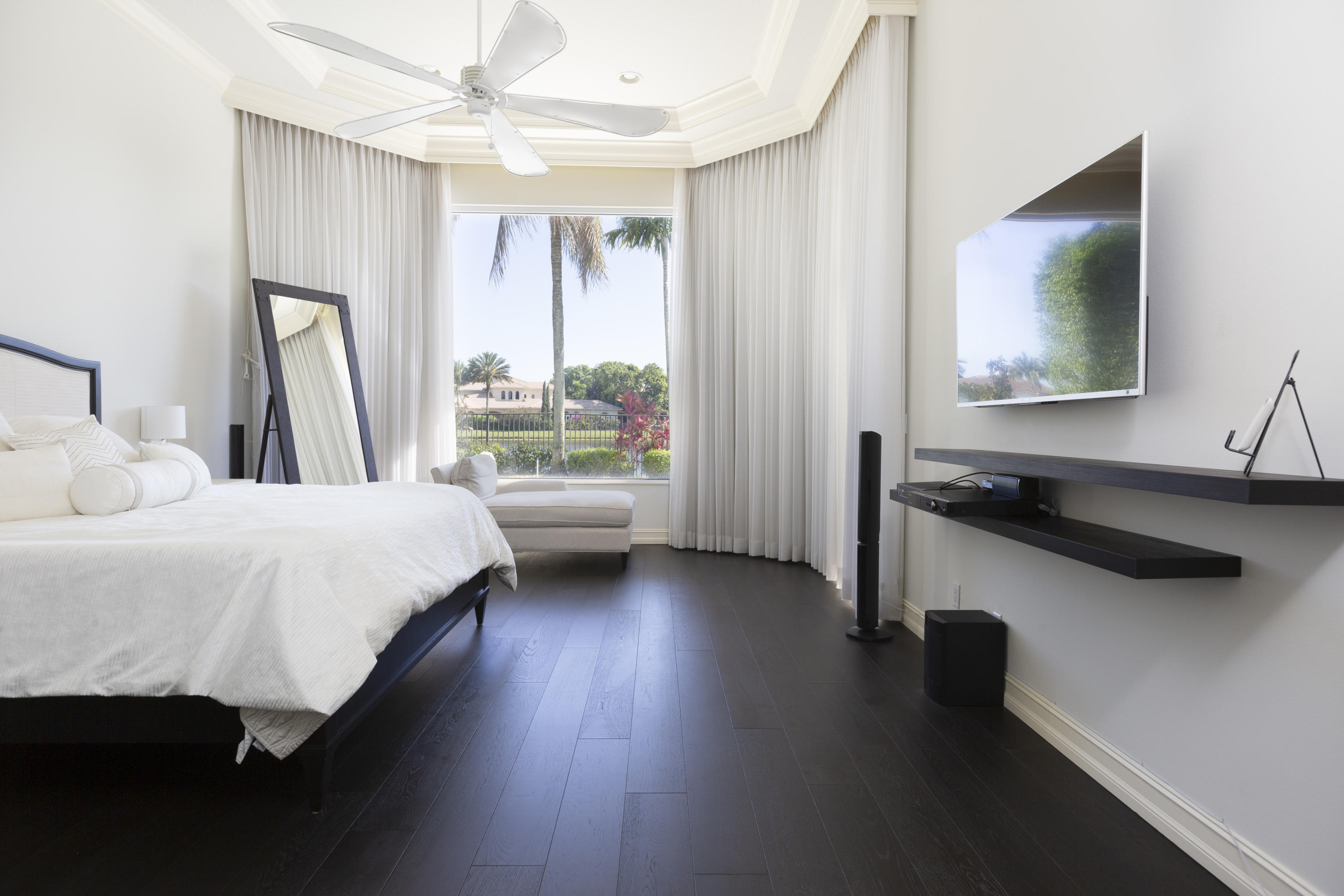 17706 Middlebrook Way Boca Raton, FL 33496 - Photo 6 of 61 a bedroom with a bed and a flat tv screen on dresser