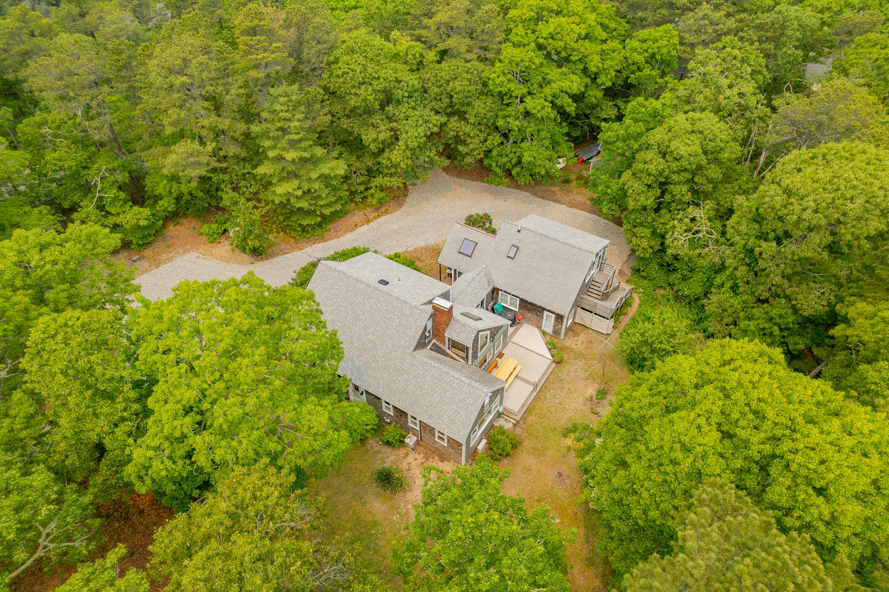 15 Ellerslie Road Orleans, MA 02653 - Photo 4 of 50 East side of house from above