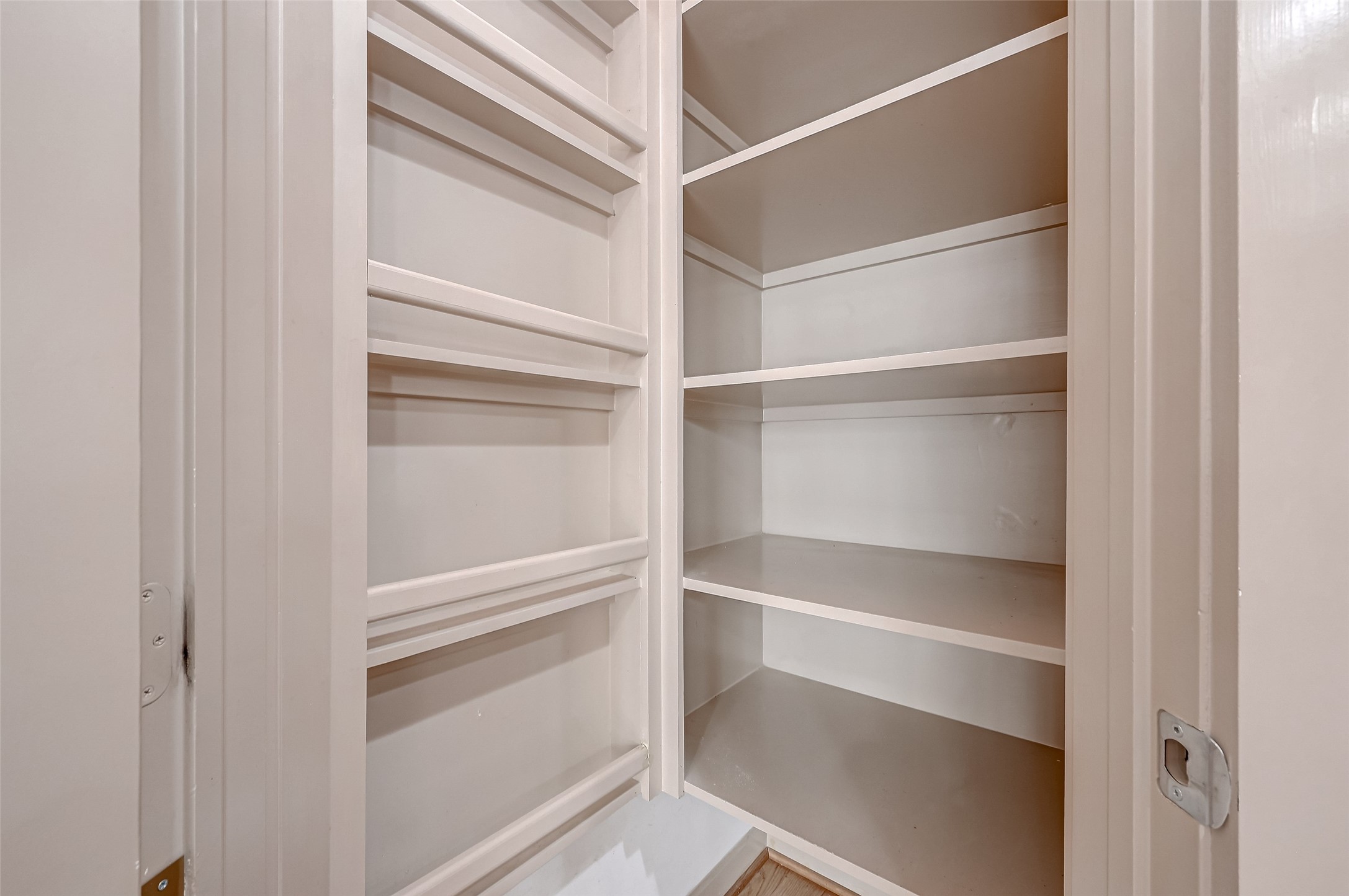 5315 Lillian Street Houston, TX 77007 - Photo 18 of 47 a view of walk in closet with empty racks