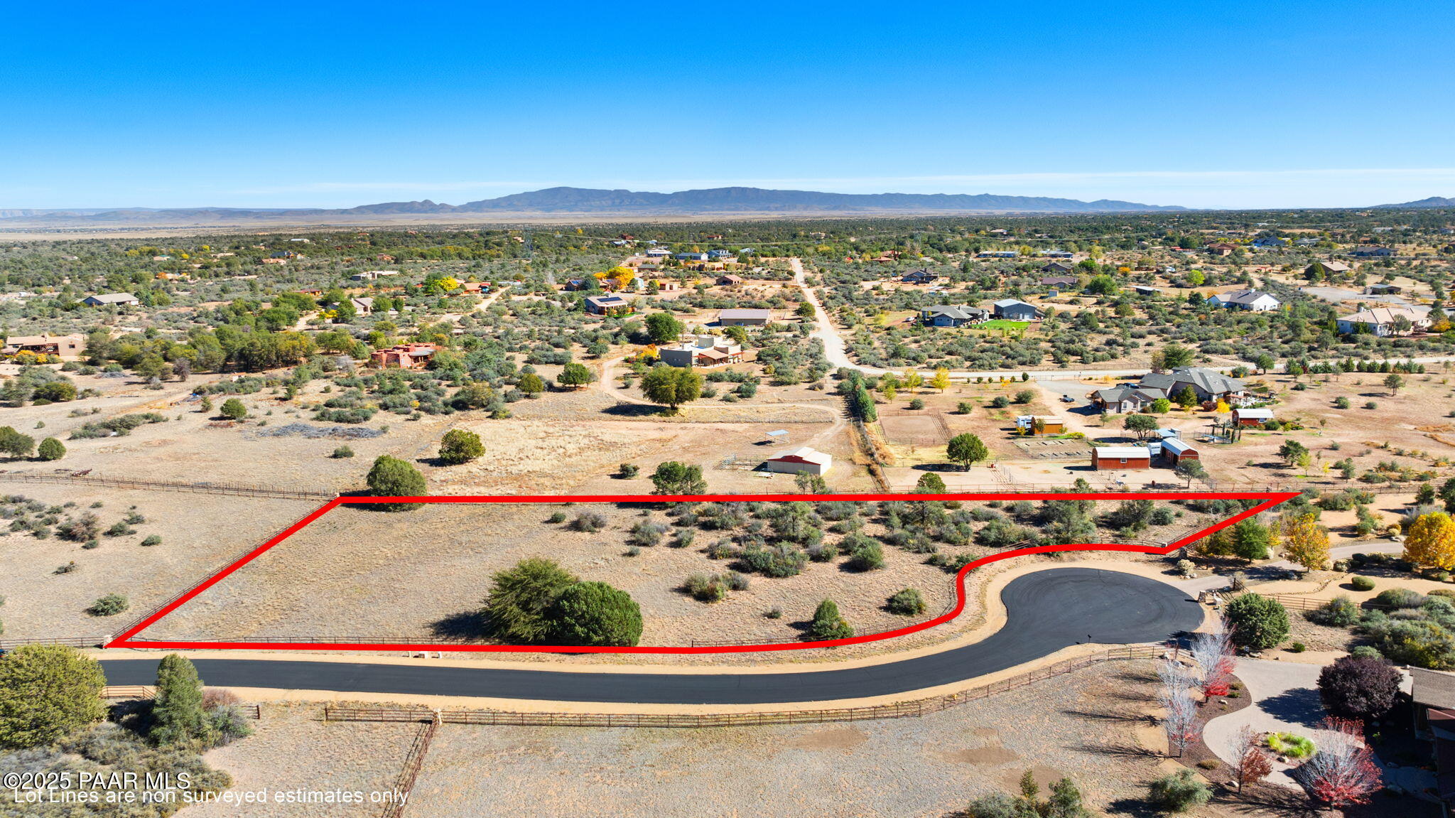 9515 North Equine Road Prescott, AZ 86305 - Photo 10 of 51 9-Aerial (5) Lot Lines
