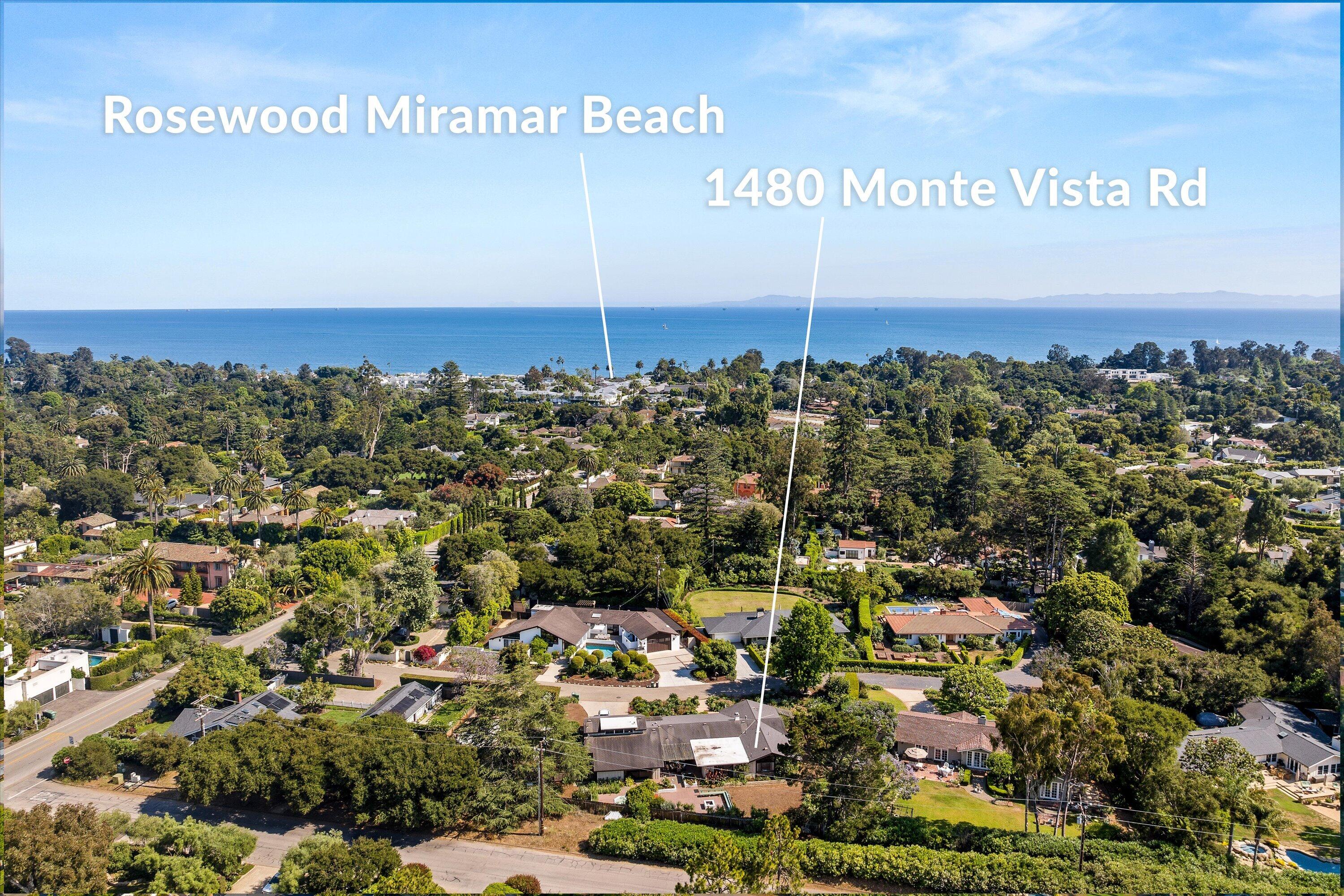 1480 Monte Vista Road Montecito, CA 93108 - Photo 4 of 43 Within steps of Miramar Beach