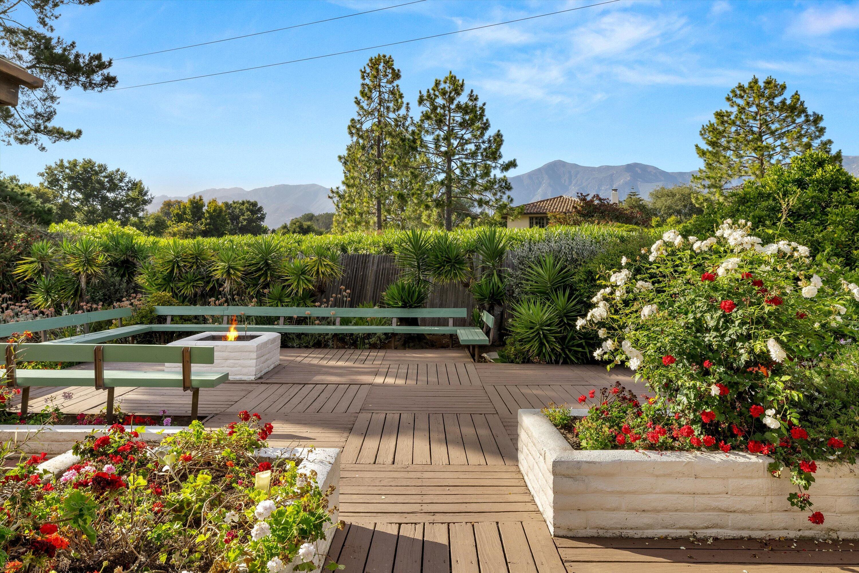 1480 Monte Vista Road Montecito, CA 93108 - Photo 41 of 43 Lingering backyard entertaining
