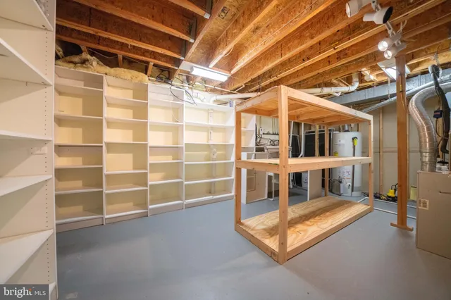 a view of a storage & utility room
