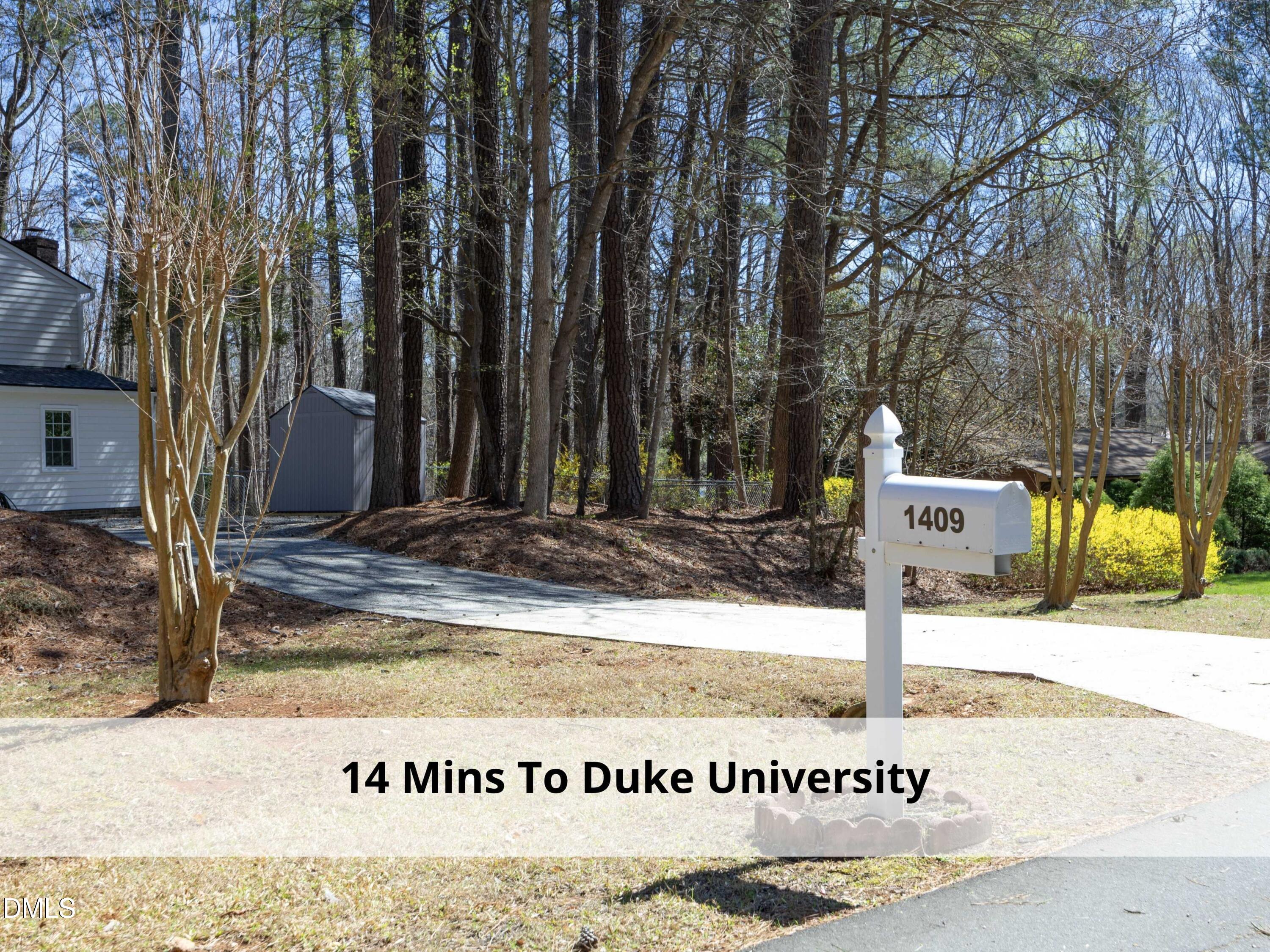 1409 Cotherstone Drive Durham, NC 27712 - Photo 5 of 61 a view of a park with trees