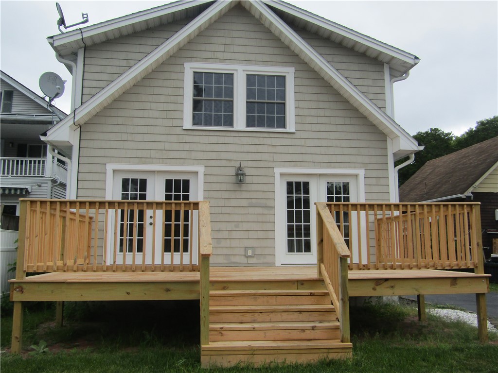 House showing large deck.