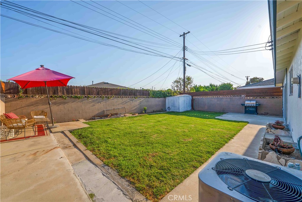 534 West 224th Place Carson, CA 90745 - Photo 16 of 35 a view of a backyard with sitting area
