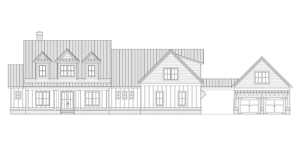 2701 Conns Creek Road, Unit 48 Ball Ground, GA 30107 - Photo 10 of 17 a black and white photo of a house