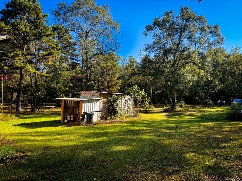 279 Travis Road Brewton, AL 36426 - Photo 16 of 17 View of grassy yard with an outbuilding