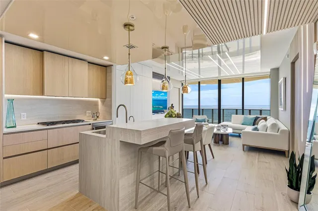 a bedroom with a bed and furniture