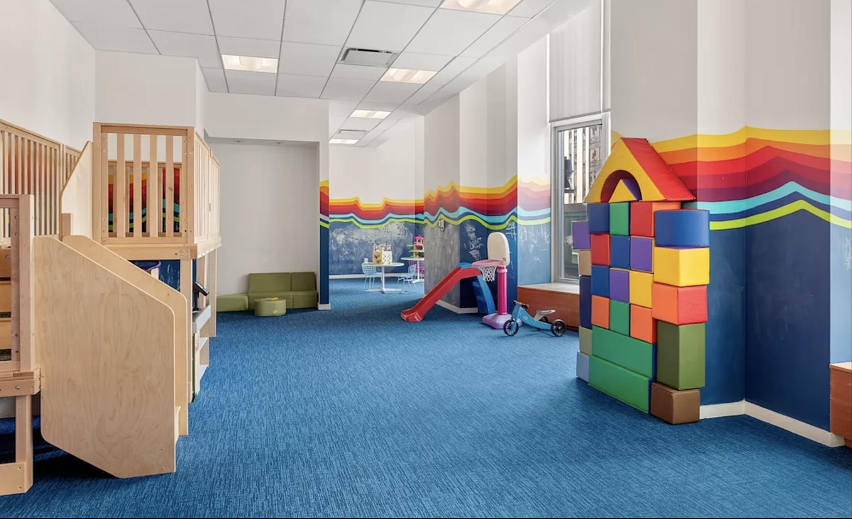 8 Spruce Street, Unit 36T Manhattan, NY 10038 - Photo 18 of 19 a view of gym equipment and children play room