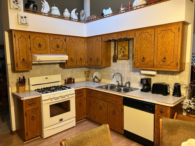 30 Red Barn Road Matteson, IL 60443 - Photo 7 of 34 a kitchen with stainless steel appliances granite countertop a sink and cabinets