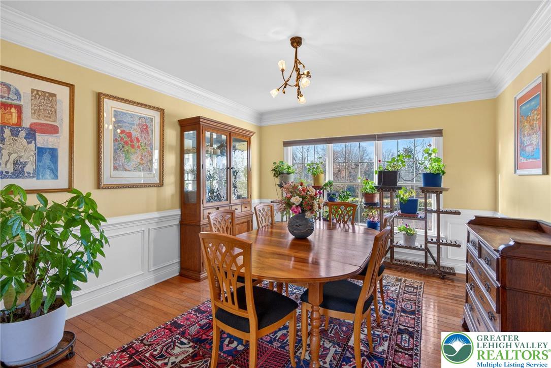 591 Rockbridge Road Nazareth, PA 18064 - Photo 19 of 73 a view of a dining room with furniture window and wooden floor
