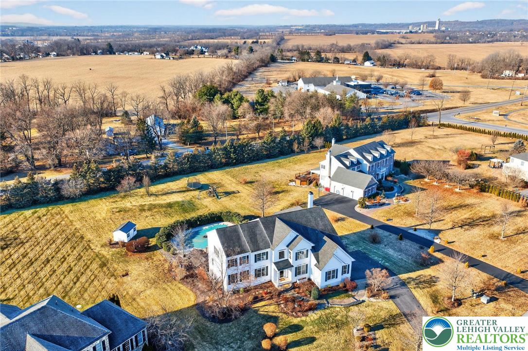 591 Rockbridge Road Nazareth, PA 18064 - Photo 70 of 73 an aerial view of residential houses with outdoor space