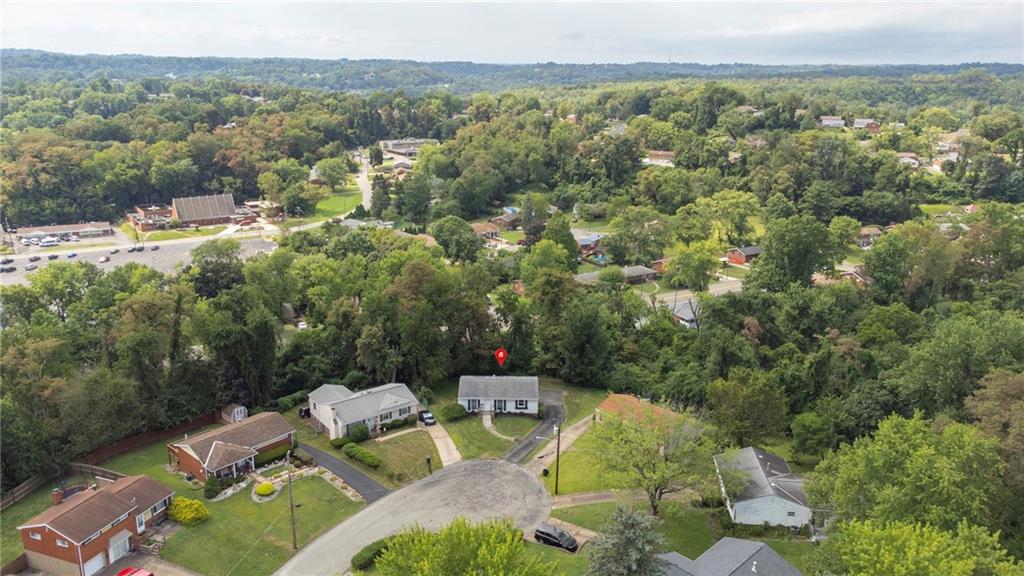 617 Blueberry Road Monroeville, PA 15146 - Photo 35 of 38 an aerial view of a house with lots of trees