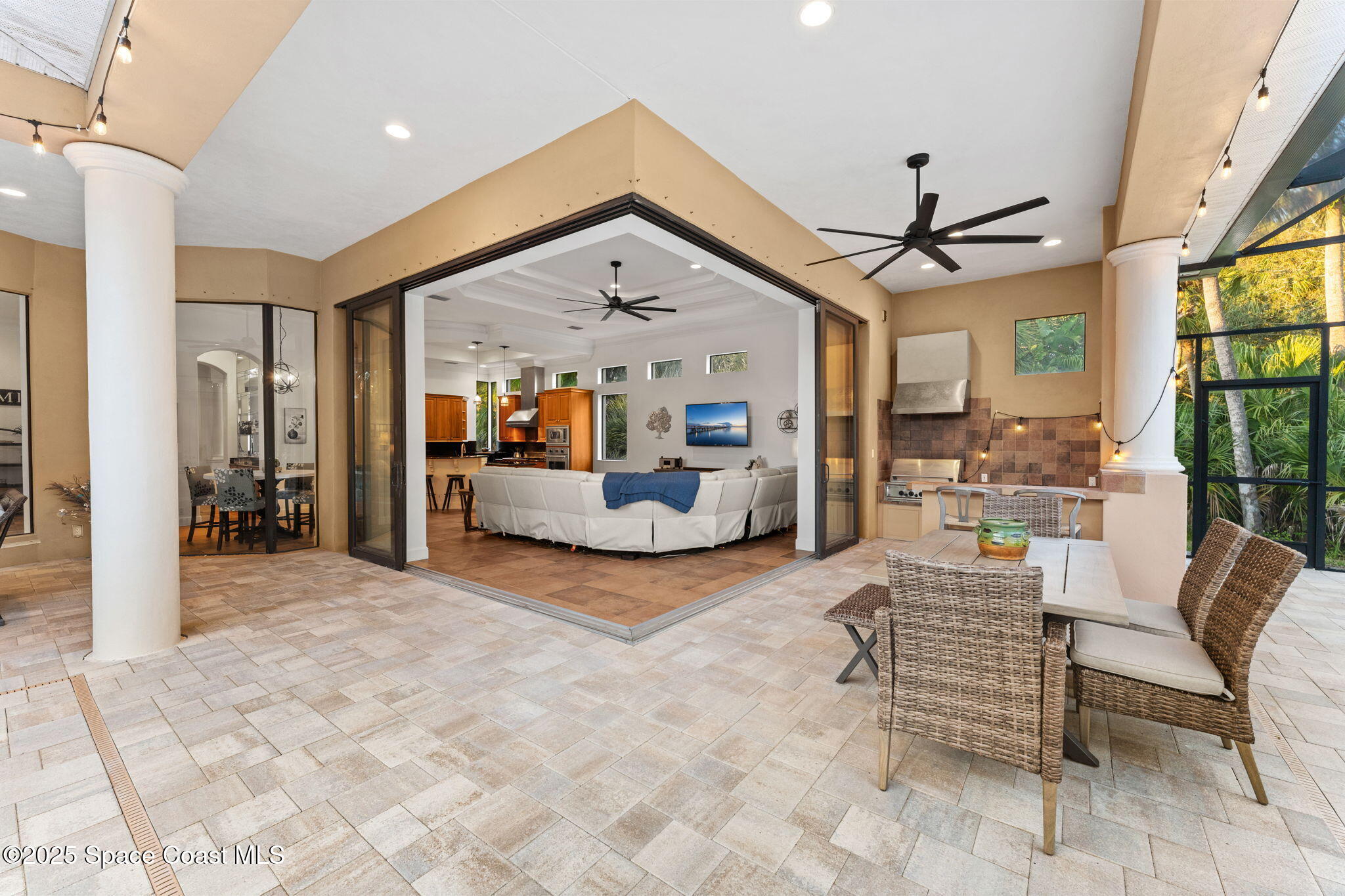 4447 Reseda Way Rockledge, FL 32955 - Photo 5 of 87 a view of a livingroom with furniture and a large window