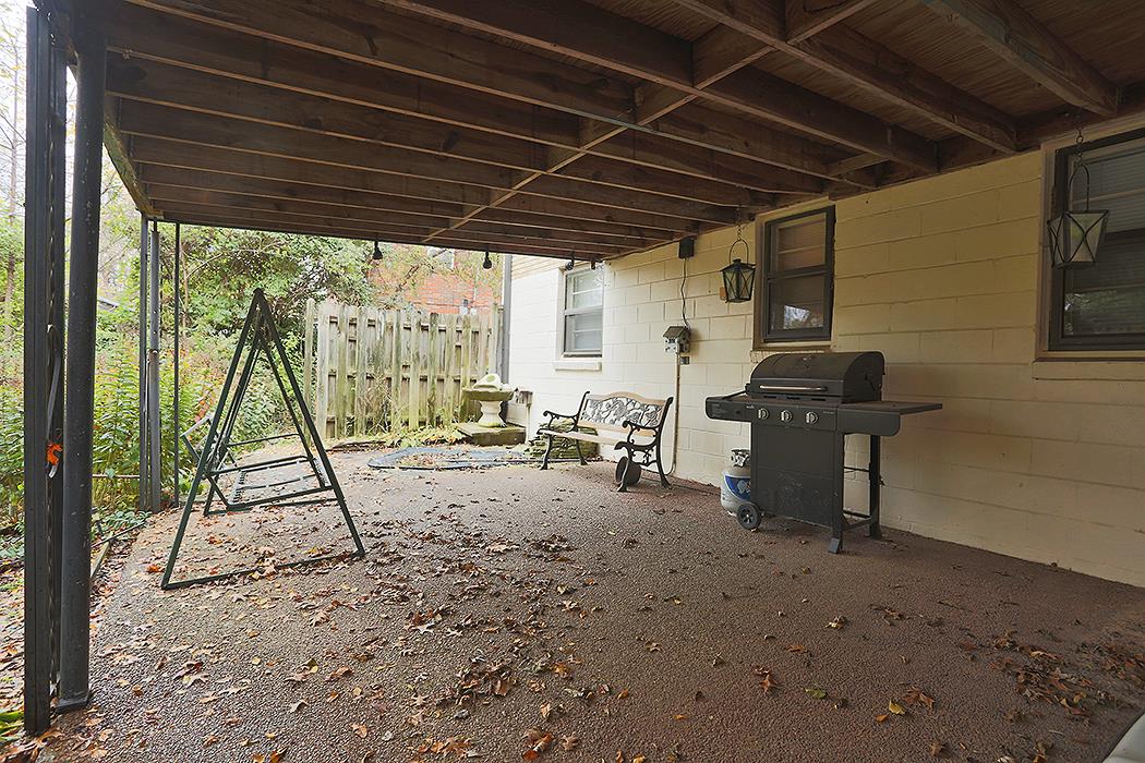 740 Reeves Road Antioch, TN 37013 - Photo 27 of 27 Covered porch space from walkout basement. Outdoor area with Koi Pond.