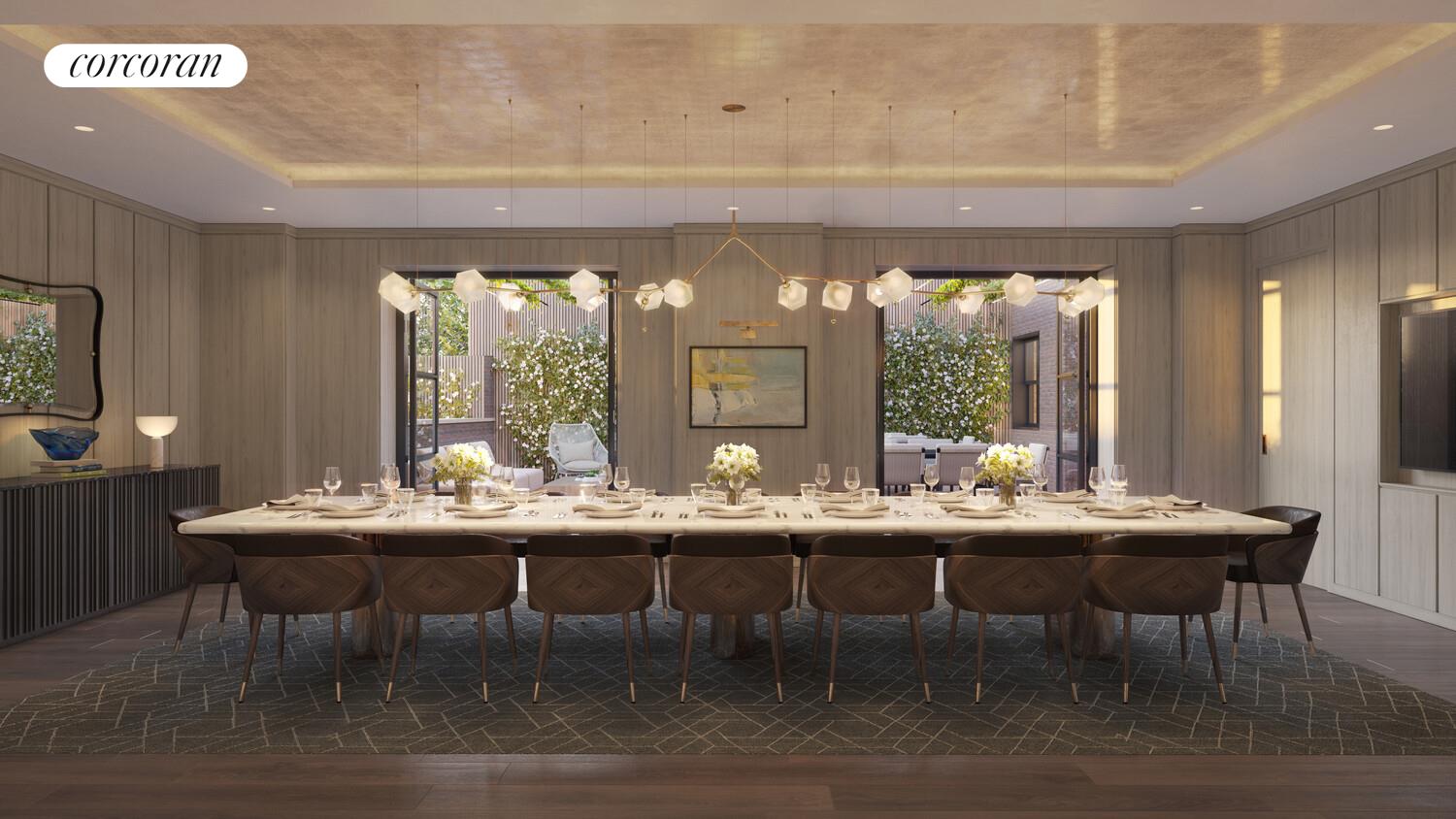 720 West End Avenue, Unit 12B Manhattan, NY 10025 - Photo 11 of 19 a view of a dining room with furniture window and outside view