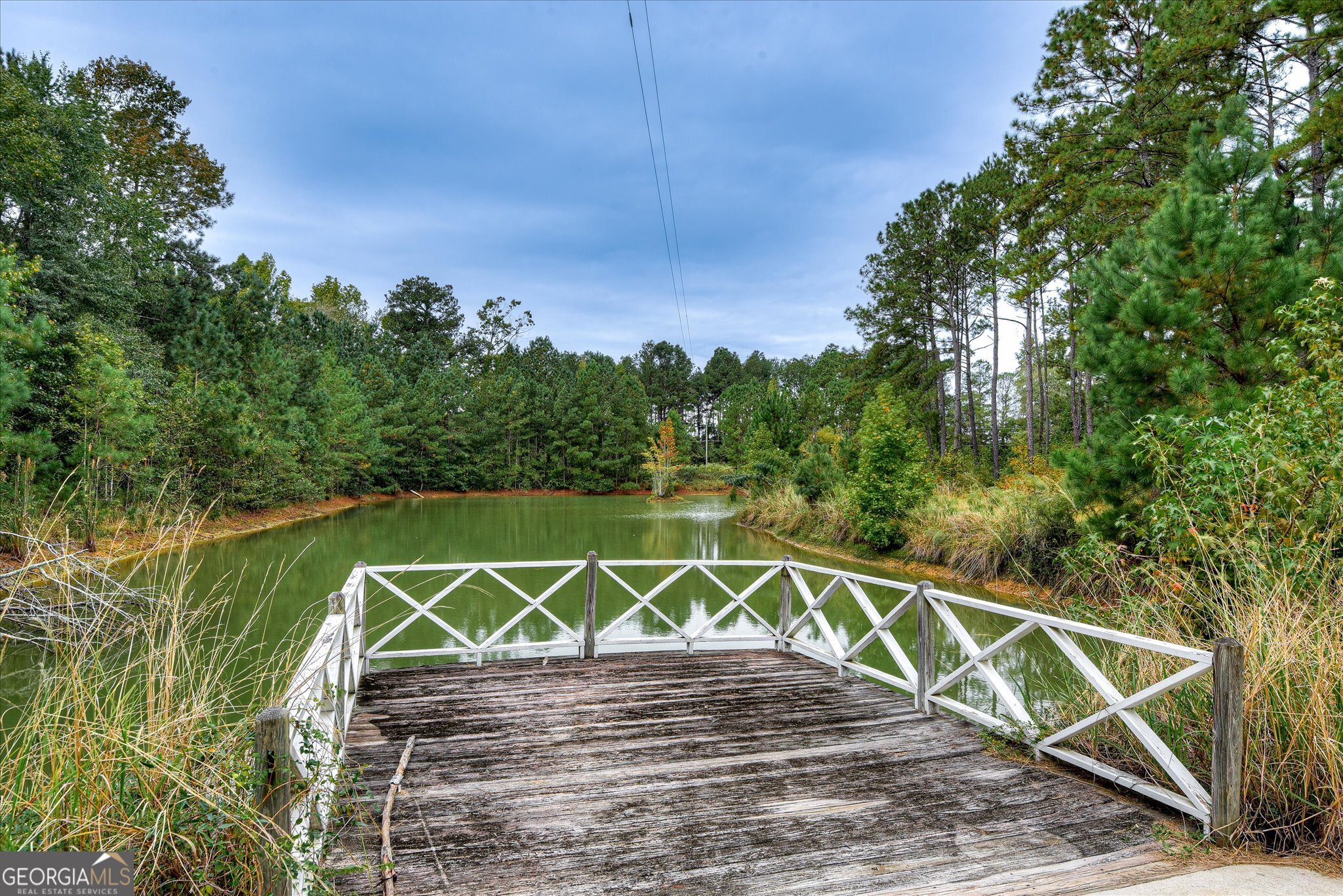 1321 Brett Road Wadley, GA 30477 - Photo 45 of 47 a view of a wooden deck with a big yard