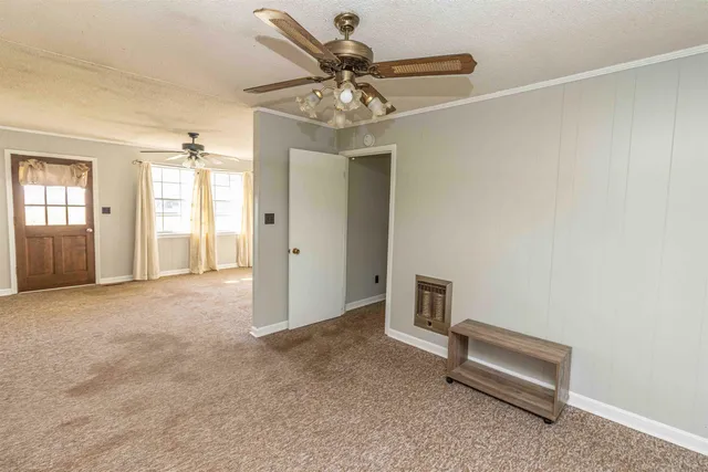 wooden floor and window in a room