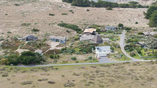 a view of lot of road and green space