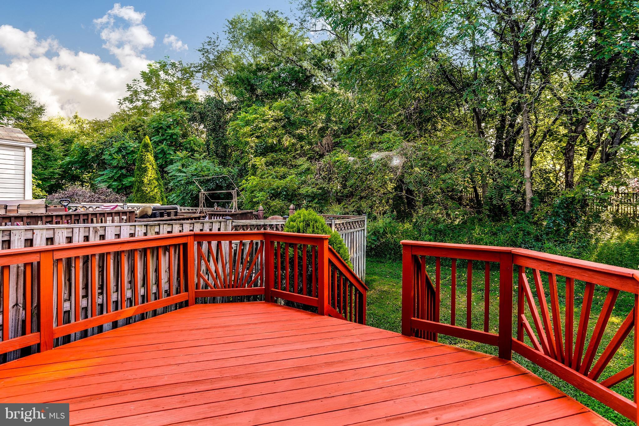 105 Carolstowne Road Reisterstown, MD 21136 - Photo 26 of 27 Spacious deck & wooded view