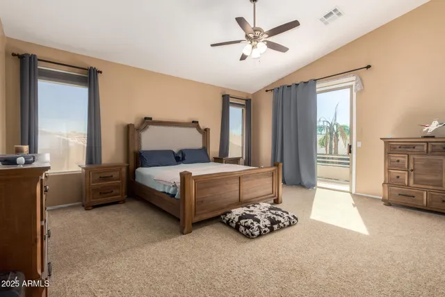 a view of outdoor space with playground and green space